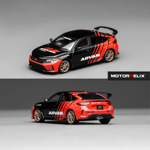Motorhelix 1/64 Honda Civic Type R (FL5) Advan Livery With MF10 Wheels - GT Hobby Store