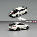 Motorhelix 1/64 Honda Civic Type R (FL5) HKS Championship White - GT Hobby Store