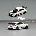 Motorhelix 1/64 Honda Civic Type R (FL5) HKS Championship White - GT Hobby Store