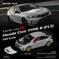 Motorhelix 1/64 Honda Civic Type R (FL5) Supersonic Grey With RiIA Wheels - GT Hobby Store