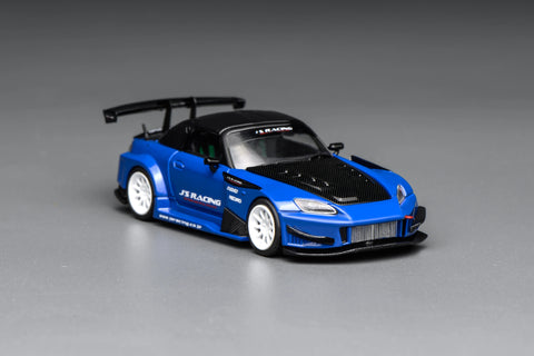 Motorhelix 1/64 Honda S2000 J's Racing Apex Blue Pearl - GT Hobby Store