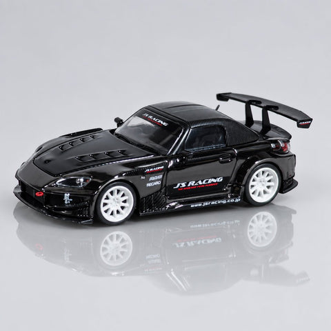 Motorhelix 1/64 Honda S2000 J's racing Customized Black Chrome - GT Hobby Store