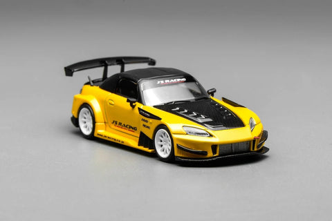 Motorhelix 1/64 Honda S2000 J‘s Racing New Indy Yellow Pearl - GT Hobby Store