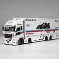Motorhelix 1/64 LB Trucks UD Quon Cargo Truck - Athlete White - GT Hobby Store