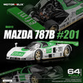 Motorhelix 1/64 Mazda 787B 201 Green/White - GT Hobby Store