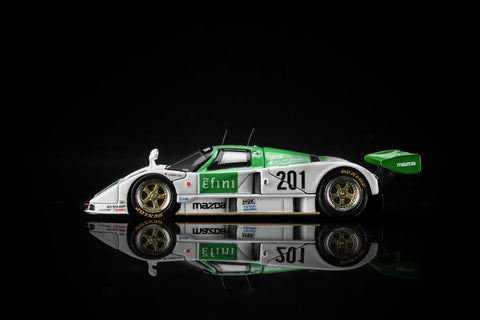 Motorhelix 1/64 Mazda 787B 201 Green/White - GT Hobby Store