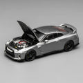 Motorhelix 1/64 Nissan GT-R (R35) Track Edition Engineered by Nismo 2020 Dark Metal Gray - GT Hobby Store