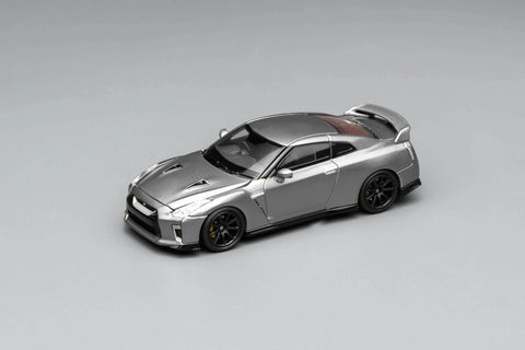 Motorhelix 1/64 Nissan GT-R (R35) Track Edition Engineered by Nismo 2020 Dark Metal Gray - GT Hobby Store