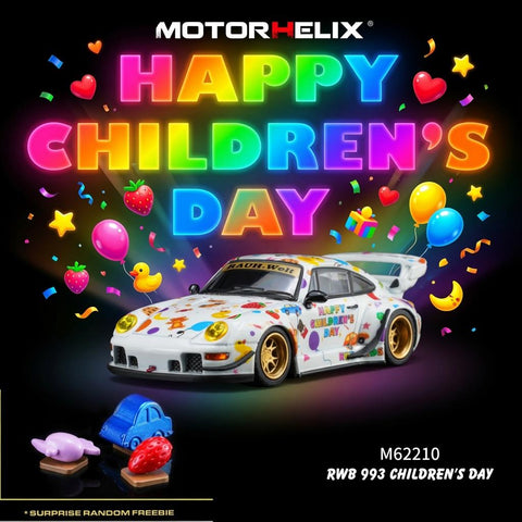 Motorhelix 1/64 RWB 993 Children‘s Day Limited Edition - GT Hobby Store