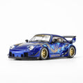 Motorhelix 1/64 RWB 993 Royal Ocean – Metallic Blue - GT Hobby Store