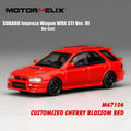 Motorhelix 1/64 Subaru Impreza Wagon WRX STI Ver. VI Cherry Blossom Red - GT Hobby Store