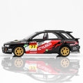 Motorhelix 1/64 Subaru Impreza Wagon WRX STI Verion VI - Cusco Livery Black - GT Hobby Store