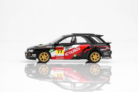 Motorhelix 1/64 Subaru Impreza Wagon WRX STI Verion VI - Cusco Livery Black - GT Hobby Store
