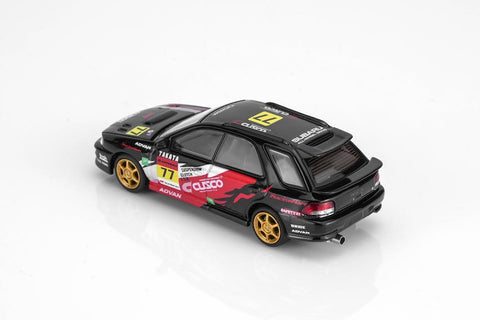 Motorhelix 1/64 Subaru Impreza Wagon WRX STI Verion VI - Cusco Livery Black - GT Hobby Store