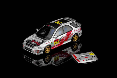 Motorhelix 1/64 Subaru Impreza Wagon WRX STI Verion VI - Cusco Livery Silver - GT Hobby Store
