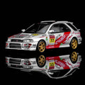 Motorhelix 1/64 Subaru Impreza Wagon WRX STI Verion VI - Cusco Livery Silver - GT Hobby Store