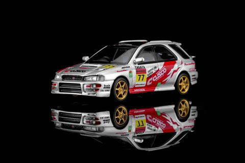 Motorhelix 1/64 Subaru Impreza Wagon WRX STI Verion VI - Cusco Livery Silver - GT Hobby Store