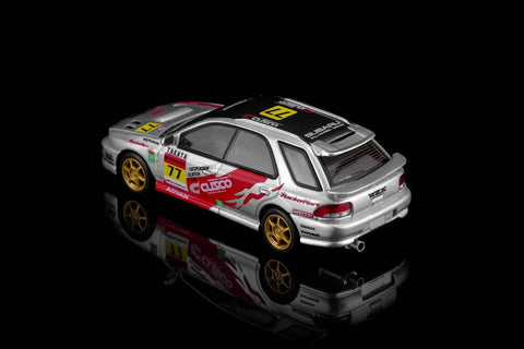 Motorhelix 1/64 Subaru Impreza Wagon WRX STI Verion VI - Cusco Livery Silver - GT Hobby Store