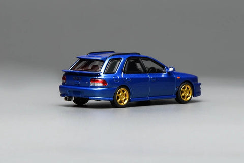 Motorhelix 1/64 Subaru Impreza Wagon WRX STI Version VI (Gc8) Customized World Rally Blue Mica - GT Hobby Store