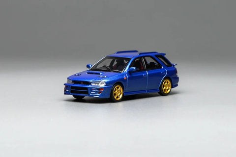 Motorhelix 1/64 Subaru Impreza Wagon WRX STI Version VI (Gc8) Customized World Rally Blue Mica - GT Hobby Store
