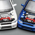 Motorhelix 1/64 Subaru Impreza Wagon WRX STI Version VI (Gc8) Customized World Rally Blue Mica - GT Hobby Store