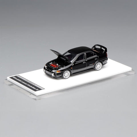 Motorhelix 64 Senior Series 1/64 Mitsubishi Lancer Evolution IV Black - GT Hobby Store