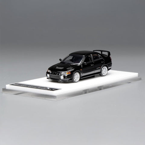 Motorhelix 64 Senior Series 1/64 Mitsubishi Lancer Evolution IV Black - GT Hobby Store