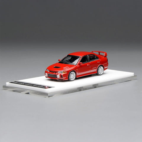 Motorhelix 64 Senior Series 1/64 Mitsubishi Lancer Evolution IV Red - GT Hobby Store