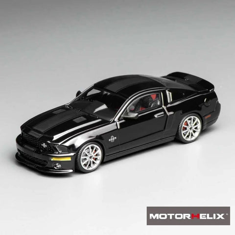Motorhelix x Greenlight 1/64 Ford Mustang Shelby GT500 Super Snake 2007 Black - GT Hobby Store