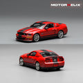 Motorhelix X Greenlight 1/64 Ford Mustang Shelby GT500 Super Snake 2007 Red With Black Stripe - GT Hobby Store