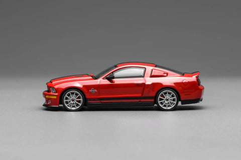 Motorhelix X Greenlight 1/64 Ford Mustang Shelby GT500 Super Snake 2007 Red With Black Stripe - GT Hobby Store