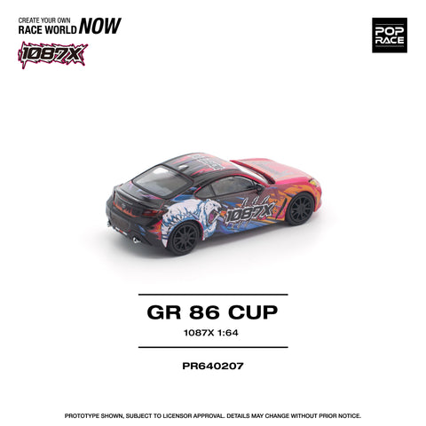 Pop Race 1/64 1087X GR86 Cup - GT Hobby Store