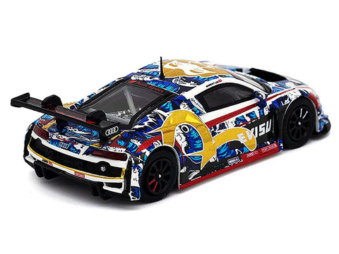 Pop Race 1/64 Audi R8 LM "Evisu X Works" Macau GT Cup 2020 Marchy Lee Presentation Car - GT Hobby Store