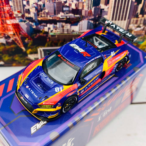 Pop Race 1/64 Audi R8 LMS - EVA RT Test Type-01 Kakusei 覚醒 X Works R8 - GT Hobby Store