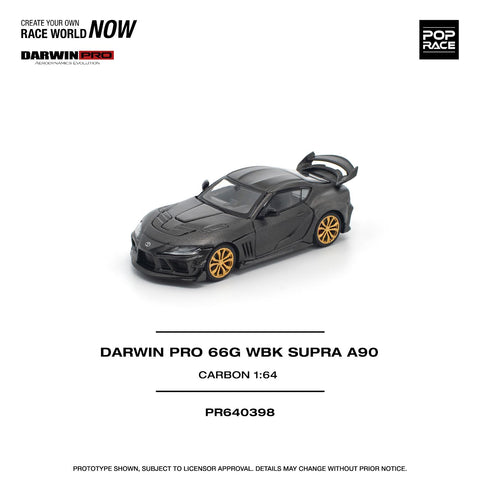 Pop Race 1/64 Darwin Pro 66G WBK Supra A90 Carbon Edition - GT Hobby Store