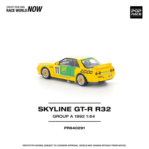 Pop Race 1/64 GT-R R32 Group A 1992 - GT Hobby Store