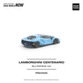Pop Race 1/64 Lamborghini Centenario - Blu Cepheus - GT Hobby Store