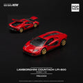 Pop Race 1/64 Lamborghini Countach LPI-800 - Rosso - GT Hobby Store