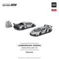 Pop Race 1/64 Lamborghini Veneno Grigio Metalluro - GT Hobby Store