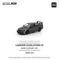 Pop Race 1/64 Lancer Evolution IV - Dark Chrome - GT Hobby Store