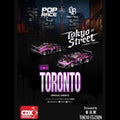 Pop Race 1/64 LB Super Silhouette Mazda RX7 FD3S Purple Chrome - CDX Version - GT Hobby Store