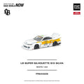 Pop Race 1/64 LB Super Silhouette S15 Silvia - White - GT Hobby Store