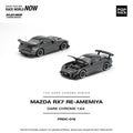 Pop Race 1/64 Mazda RX-7 Re-Amemiya - Dark Chrome - GT Hobby Store
