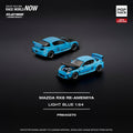 Pop Race 1/64 Mazda RX-8 Re-Amemiya - Light Blue - GT Hobby Store