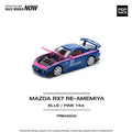 Pop Race 1/64 Mazda RX7 Re-Amemiya - Blue/Pink - GT Hobby Store