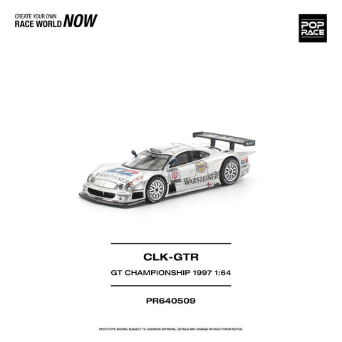 Pop Race 1/64 Mercedes-Benz AMG CLK GTR FIA GT Championship 1997 - GT Hobby Store
