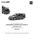 Pop Race 1/64 Mitsubishi Lancer Evolution IV Dark Grey - GT Hobby Store