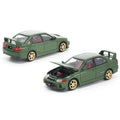 Pop Race 1/64 Mitsubishi Lancer Evolution IV Green (Enigma Exclusive Edition) - GT Hobby Store