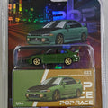 Pop Race 1/64 Mitsubishi Lancer Evolution IV Green (Enigma Exclusive Edition) - GT Hobby Store