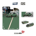Pop Race 1/64 Mitsubishi Lancer Evolution IV Green (Enigma Exclusive Edition) - GT Hobby Store